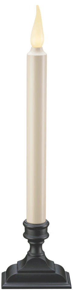 Affinity 12 Inch Taper Candle - 3D LED Flame Technology -Decorative Candle Shop FPC1650 with base