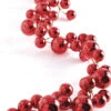 Red Christmas Ball Garland - 4 Feet 1 Red Christmas Ball Garland - 4 Feet -Decorative Candle Shop G3216179