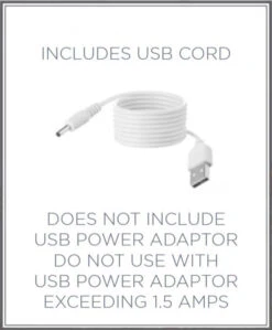 11 Inch Flying Santa Lighted Water Lantern - Timer -Decorative Candle Shop RAZ usb cord 4