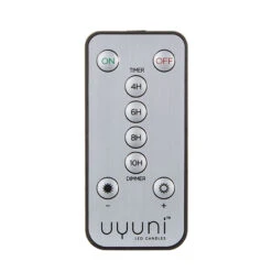 Uyuni 2.25 Inch X 9.75 Inch White Pillar Candle - Remote Ready -Decorative Candle Shop S4034520