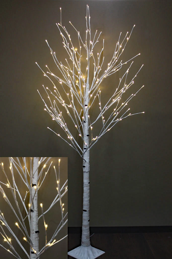 7 Foot White Birch Tree - 240 Warm White LED'S From The Light Garden 4 7 Foot White Birch Tree - 240 Warm White LED'S From The Light Garden - Image 2
