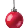 Illuminating Red Outdoor LED Pulsing 5"" Globe - Battery Powered Light Sensor -Decorative Candle Shop WP580 main image