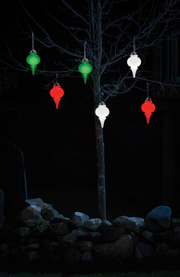 Illuminating Green Outdoor LED Pulsing 10" Finial - Battery Powered Light Sensor 5 Illuminating Green Outdoor LED Pulsing 10" Finial - Battery Powered Light Sensor - Image 3