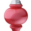 Illuminating Red Outdoor LED Pulsing 10" Finial - Battery Powered Light Sensor -Decorative Candle Shop WP680