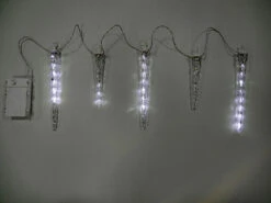 Meteor Light Icicle 5 Lights - 6 Hour Timer Battery Operated 7 Meteor Light Icicle 5 Lights - 6 Hour Timer Battery Operated -Decorative Candle Shop X12LIC1348 final