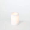 Outdoor All Weather WHITE Wax Candle 3 X 4 Inch With 5 Hour DUSK ON Timer 1 Outdoor All Weather WHITE Wax Candle 3 X 4 Inch With 5 Hour DUSK ON Timer -Decorative Candle Shop aww34111wh