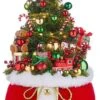 Santa's Little Helpers Santa Belt Bag With Lit Tree Battery Operated 32 Inch -Decorative Candle Shop belt20bag