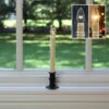Ultra Bright Adjustable LED Cordless Window Candle Dual Sided Bulb - Timer - Matte Black Finish 1 Ultra Bright Adjustable LED Cordless Window Candle Dual Sided Bulb - Timer - Matte Black Finish -Decorative Candle Shop black adjustable ivory taper 1