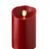 Moving Flame Red Candle Battery Operated 3.5 X 5 Timer - Remote Ready 2 Moving Flame Red Candle Battery Operated 3.5 X 5 Timer - Remote Ready -Decorative Candle Shop burgundy 5 inch moving flame