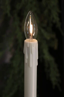 Remote Control 13.75 Inch Gold Candlestick With Battery Operated Candle - Remote Included -Decorative Candle Shop candlestick bulb 1