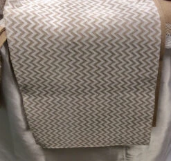 Chevron Table Runner 14 Inch X 72 Inch - Natural Jute 8 Chevron Table Runner 14 Inch X 72 Inch - Natural Jute -Decorative Candle Shop cheveron runner detail 3