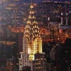 New York Chrysler Building Lighted Canvas Art - 19.5 X 19.5 -Decorative Candle Shop chrysler building main