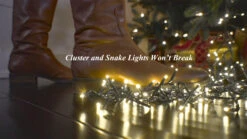 44 Foot Christmas Cluster Lights With 1300 Multi Color LED Garland - Green Wire - Remote Control RAZ 8 44 Foot Christmas Cluster Lights With 1300 Multi Color LED Garland - Green Wire - Remote Control RAZ -Decorative Candle Shop cluster and snake wont break 1