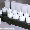 Rechargeable Flameless Tealight Warm White - Remote Control Set Of 12 -Decorative Candle Shop commercial rechargeable 1