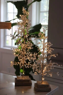 24 Inch Lighted Jeweled Acrylic Tree - 30 Lights -Decorative Candle Shop cry tree two