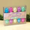 Easter Egg String Lights Indoor Outdoor - 10 Lit Multi Color Eggs