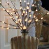 Lighted Natural Willow Branch - 60 LED's -Decorative Candle Shop full image natural willow