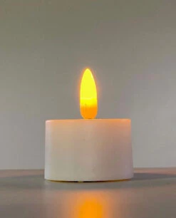 Glowing Wick Flameless Tealights - Amber LED (Set Of 12)
