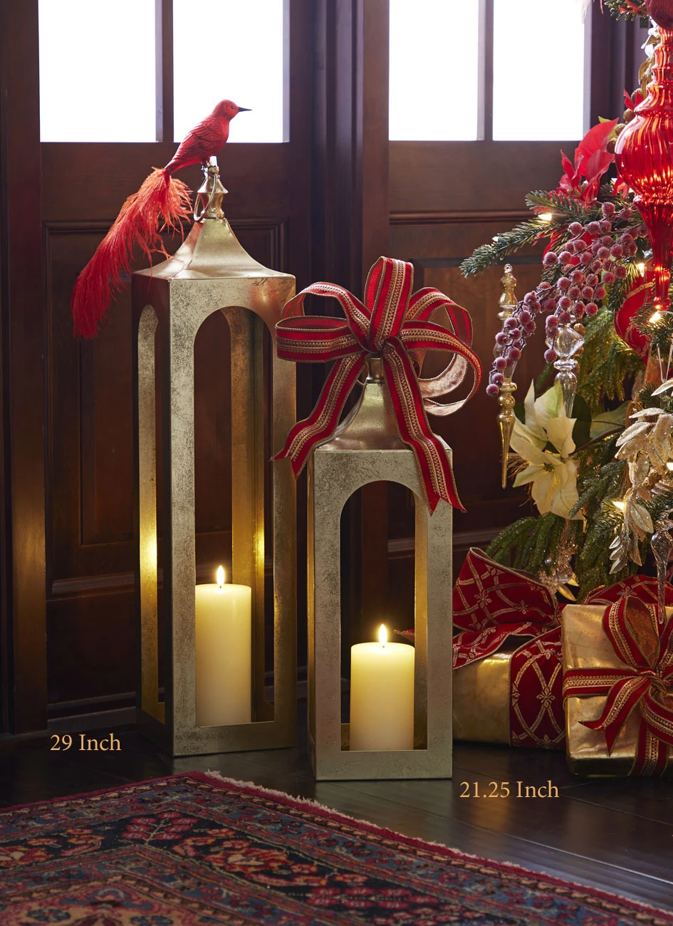 29 Inch Gold Lantern - NEW 2023 From RAZ 3 29 Inch Gold Lantern - NEW 2023 From RAZ