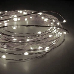 Everlasting Glow LED Light Strings For Parties 20 Ft 120 White Bulbs