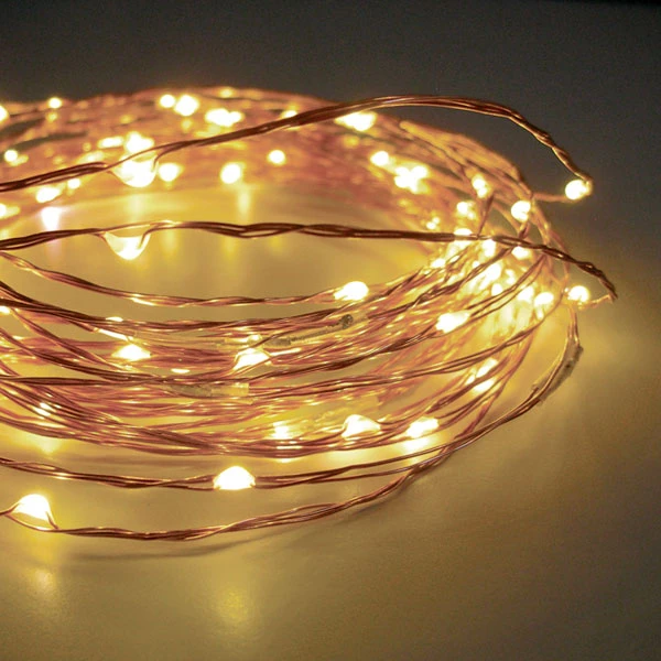 120 Warm White LED String Lights Flexible Wire-Electric 20 Feet 3 120 Warm White LED String Lights Flexible Wire-Electric 20 Feet
