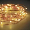 60 Warm White LED String Lights Battery Operated - 20 Feet With Timer -Decorative Candle Shop gr ww series