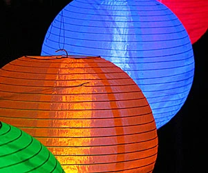 Yellow Outdoor Hanging Lantern Battery Operated 14 Inch 4 Yellow Outdoor Hanging Lantern Battery Operated 14 Inch - Image 2