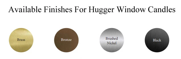 Adjustable Window Hugger Candles Dual Sided Bulb Brushed Nickel Set Of 2 - Remote Control 6 Adjustable Window Hugger Candles Dual Sided Bulb Brushed Nickel Set Of 2 - Remote Control - Image 4