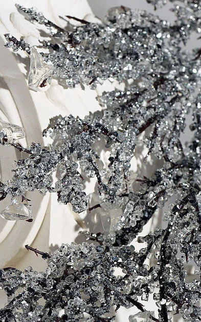 36 Inch Crystal Spray With Ice And Mirror Pieces 5 36 Inch Crystal Spray With Ice And Mirror Pieces - Image 3