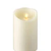 Moving Flame Ivory Candle Battery Operated 3.5 X 5 Timer - Remote Ready -Decorative Candle Shop ivory 5 inch moving flame candle
