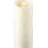 Moving Flame Candle 3.5 X 9 Ivory - Timer - Remote Ready