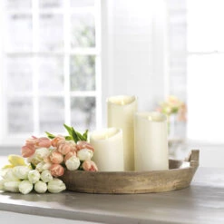 Decorative Candle Shop 32 Decorative Candle Shop -Decorative Candle Shop ivory moving flame with flowers 1