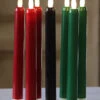 Flameless Kwanzaa Candles - Set Of 7 Tapers (Battery Operated) 1 Flameless Kwanzaa Candles - Set Of 7 Tapers (Battery Operated) -Decorative Candle Shop kwanzaa full