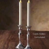 Set Of 2 - Luminara 8 Inch Ivory Taper Candle - Timer And Remote Ready -Decorative Candle Shop luminara 8 inch tapers set