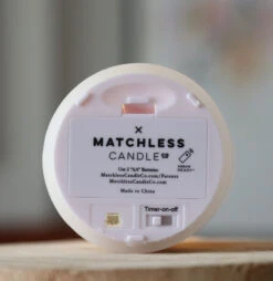 Matchless 360 Degrees Moving Flame LED Pillar Candle - 3 X 6.5 Inch -Decorative Candle Shop matchless candle bottom 2