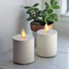 Moving Flame Votive Candles 2 X 3 Inch (Set Of 2) -Decorative Candle Shop matchless tealights