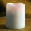 Unscented White Flameless Melted Look Drip Candle 3x4 With Dual Timer -Decorative Candle Shop mel drip 3x4 white 225