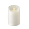 Outdoor Moving Flame Ivory Resin Battery Operated Candle 5 Inch - Timer Remote Ready -Decorative Candle Shop new 5 inch ivory outdoor