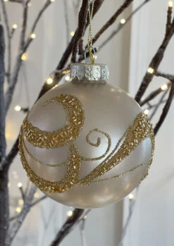 SHATTERPROOF Ornaments Set Of 4 - 2 Styles -Decorative Candle Shop orn set 4 1