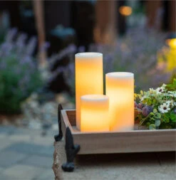 Outdoor All Weather Wax Candle 3 X 4 Inch - 5 Hour DUSK ON Timer 10 Outdoor All Weather Wax Candle 3 X 4 Inch - 5 Hour DUSK ON Timer -Decorative Candle Shop oudoor wax 1 2