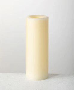 Real All Weather Wax Outdoor Candle 3 X 8 Inch - 5 Hour DUSK ON Timer