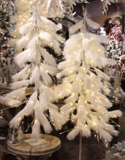 6 Foot Lighted White LED Tree - 270 Warm White Lights - NEW 2023 (Copy) -Decorative Candle Shop pampas grass tree 4 and 6