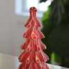 Lighted Peppermint Candy Ribbon Tree - Battery Operated 9.5 Inch 2 Lighted Peppermint Candy Ribbon Tree - Battery Operated 9.5 Inch -Decorative Candle Shop peppermint tree small