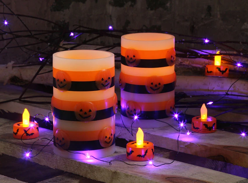 SPECIAL - Halloween Flameless Candles - 24 Pcs - Flameless Candle Set 4 SPECIAL - Halloween Flameless Candles - 24 Pcs - Flameless Candle Set - Image 2