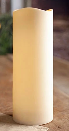 Outdoor Battery Operated Candle 4.5 X 12 With Timer - Batteries Included