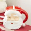Santa Candle Battery Operated 4 Inch With Timer - NEW From RAZ 2023 -Decorative Candle Shop santa candle main image