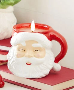 Santa Candle Battery Operated 4 Inch With Timer - NEW From RAZ 2023