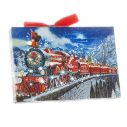 6 Inch Santa Express Lighted Print Ornament With Easel Back 9 6 Inch Santa Express Lighted Print Ornament With Easel Back -Decorative Candle Shop santa express tabletop prin