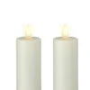 Moving Flame 3 Inch Ivory Votives Battery Operated Set Of 2 - Remote Ready -Decorative Candle Shop set of 2 3 inch moving flame votives