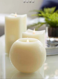 Round Moving Flame Candle Simplux 6 X 6 - Multi Timer - Remote Ready 11 Round Moving Flame Candle Simplux 6 X 6 - Multi Timer - Remote Ready -Decorative Candle Shop simplux round and square candles